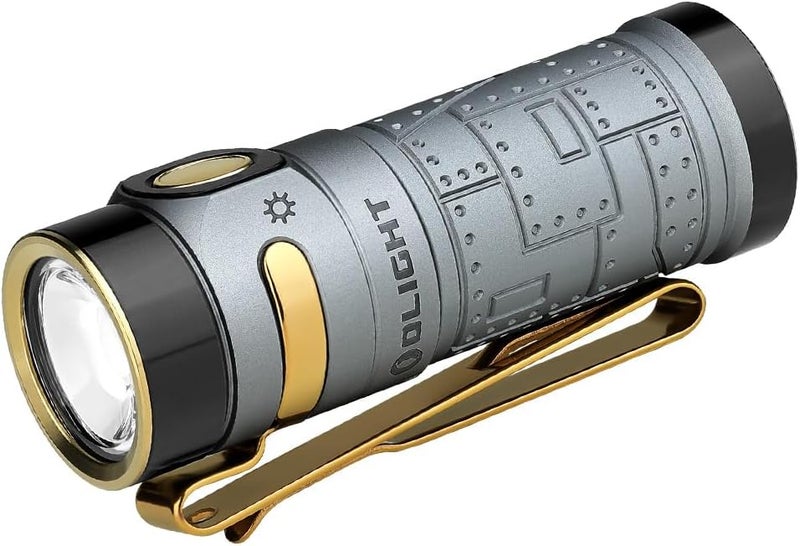 OLIGHT Baton4 Rechargeable EDC Flashlight, LED Pocket Light 1300 Lumens with Magnetic Charging Cable, 6 Modes, IPX8 Waterproof for Home, Camping and Emergency (Fighter Pilot) - Image 1